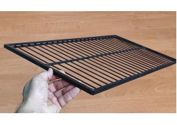 Полиця з проволоки, гардеробна 1000х300мм (чорна)